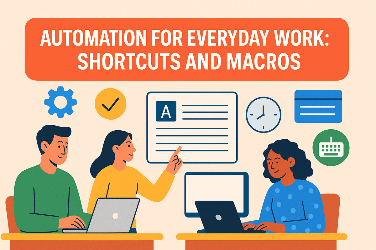 AUTOMATION FOR EVERYDAY WORK: SHORTCUTS AND MACROS